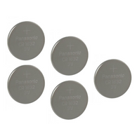 5 CR1632 Panasonic Lithium Batteries