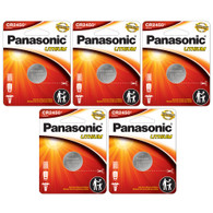 Panasonic ECR2450 3V Lithium Batteries, (5-Pack)