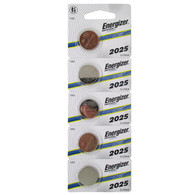 CR2025 Energizer Lithium Batteries (1 pack of 5)