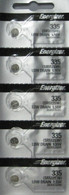 Energizer Batteries 335 (SR512SW) Silver Oxide Watch Batteries 5 Pk