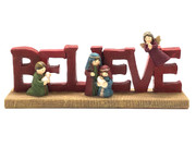 Nativity Set: BELIEVE 6cm (NST10147)