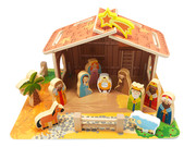 Wooden Nativity Set 20 pieces (NS10121)