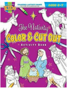 Children's Activity Book: Nativity Color & Cut (1684341610)