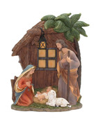 All-In-One Resin Nativity Scene 14x18cm (NS10138)