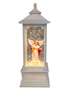 LED Angel Snow Lantern in white (NS10182)