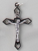 Chain Size: Crucifix Silver Metal 45mm (CR7145)