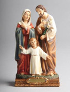 Resin Statue, Holy Family 20cm (STR804)