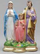 Plaster Statue Holy Family 30cm