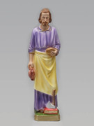 Plaster Statue St Joseph th Worker 30cm
