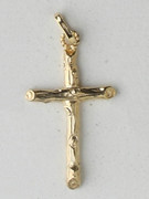 9kt Gold Pendants,  CRUCIFIX 34mm