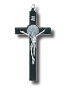 St Benedict Crucifix: 20cm Black (CR20SBK)