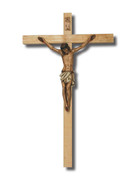 Large Wall Crucifix: Hand Painted Corpus 90cm (CRFR90)