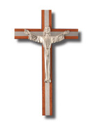 Wall Crucifix: Metal Inlay Risen Christ 30cm (CRLZ30R)