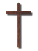 Wall Cross: Wooden 37cm (CRVQ37C)
