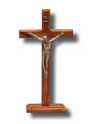 Standing Crucifix, Olive Wood 20cm (CROLLB20)