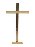 Standing Cross: Brass 35cm (CR35B)