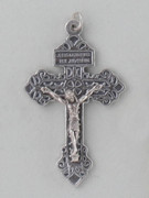 Crucifix Pendant Silver Pardon 5.5cm (CR622)