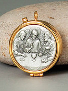 Pyx: Pewter Top Last Supper (CW395)