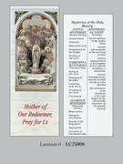Bookmark: Mysteries Holy Rosary