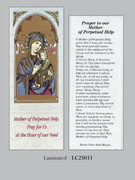 Bookmark: Mother Perpetual Help