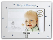 Baby Blessings Photo Frame Blue (PLB1632)