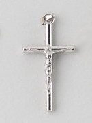 Small Crucifix: Silver 35mm (CR7735S)