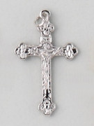 Small Crucifix: Silver Basilica 37mm (CRM37S)