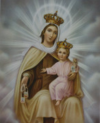 10 x 8 Print: Our Lady of Mt Carmel