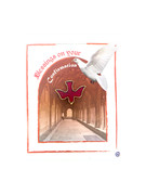 Confirmation Pin Red Enamel Dove (LP51085)
