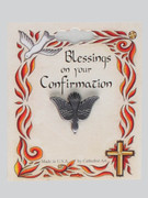 Confirmation Pin, Metal Dove (TT193)