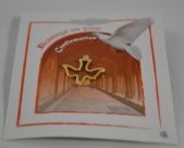 Confirmation Pin, Dove Outline Gold (LP51078G)