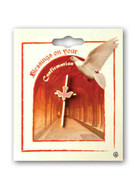 Confirmation Pin Cross with Red Dove (LP51079)