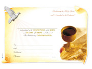 Combined Comm. & Conf. Certificate: Landscape Scroll