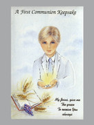 Communion Keepsake: Communion Boy White Cover