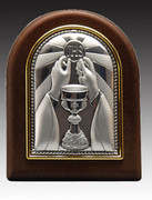 Communion Gift Sterling Silver Plaque SYMBOL(PL333CO)