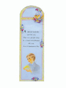 Bookmark: Communion Boy Yellow