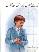 Children's Missal, 1st Communion Hardback Boy(BK4120B)