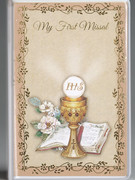 Children's Missal, 1st Communion Padded Cover Symbol (BK4124S)