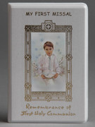 Children's Missal, Pearl Shimmer Cover: 1st Communion Boy(BK4128B)