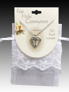 Chalice & Heart Pendant and Chain in Silver (JE9326S)