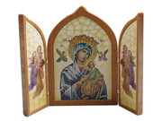 Tri-fold Plaque:  Our Lady Perpetual Succour (PL112433)