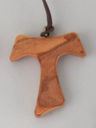 Tau Cross (Small): Olive Wood 45mm (CRT8C)