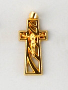 Gilt Crucifix (Small): 30mm