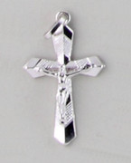 Sterling Silver Pendant: 30mm Crucifix (CR029)