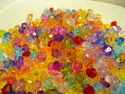 Acrylic Bicone Beads 6mm Mix x 1000