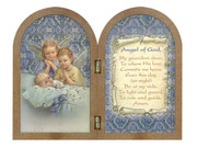 Bi-fold plastic plaque: Guardian Angel (PL1111GA)