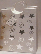 Christmas Gift Bag: Silver