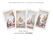Christmas Holy Cards MIRA (Pkt 100 ass)(HCMIRA)