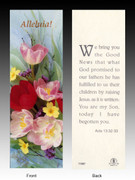 Easter Bookmark, Alleluia