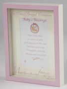 Baby Gift: Shadow Box Girl (PLB228G)